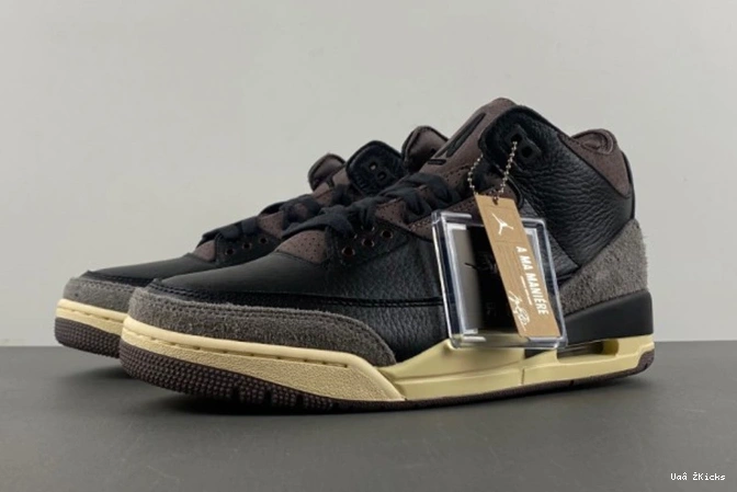 OG Ma Maniére Jordan Black  SP Violet 358 3 Retro A (Women's) EyeCatching FZ4811-001 Ore 0721